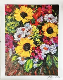 Oil on Canvas,signed