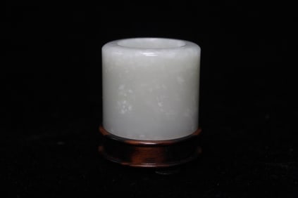 Chinese Jade Carved Thumb Ring