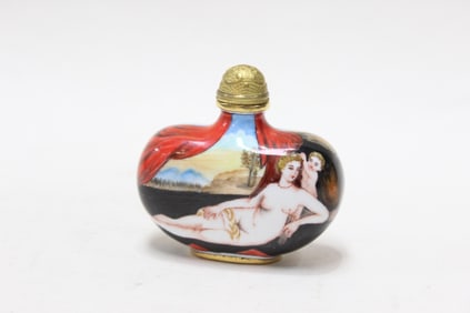 Chinese Cloisonne Snuff Bottle ,Mark