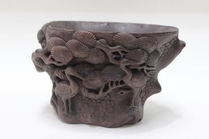 Chinese Chengxiang Wood Carved Vessel