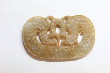 Chinese Jade Carved Plaque