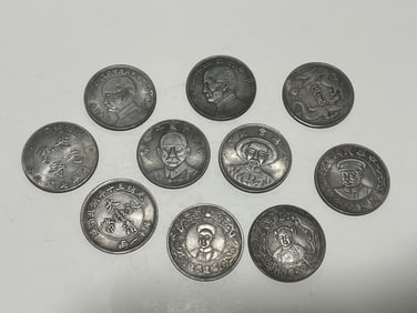Lots of 10 Chinese Coins