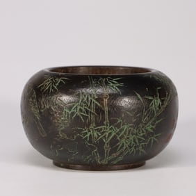 Chinese Chengxiang Wood Carved Washer