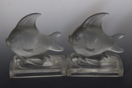 Pair of Crystal Fish