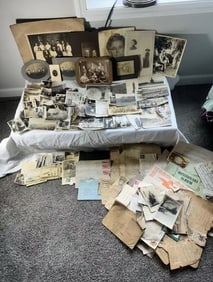 WWII BAPTIST MISSIONARY PAPERS PHOTOS RPPC CHINA JAPAN LETTERS.