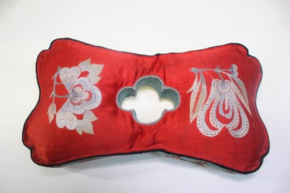 Republican Chinese Silk Pillow