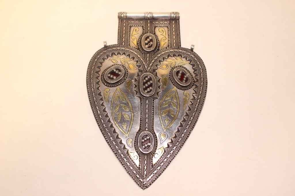 Turkeman Islamic Filigree Silver Amulet Pendant (1 of 6)