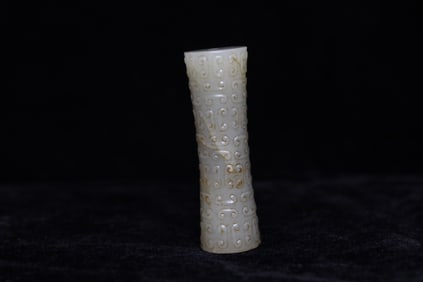 Chinese Jade Carved Toggle