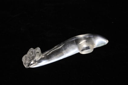Chinese Crystal Dragon Belt Buckle