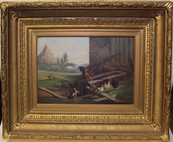 "Van.Leemputten",Dated 1894, Oil on Board