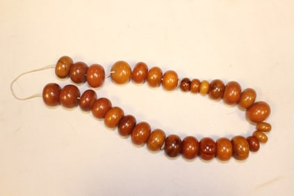 Large Amber Beads Necklace
