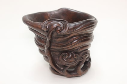 Chinese Chengxiang Wood Carved Vessel
