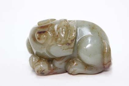 Chinese Jade Carved Beast