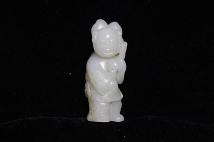 Chinese Jade Carved Boy