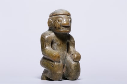 Chinese Archaic Jade Carved Figural