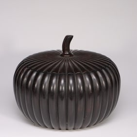 Chinese Zitan Wood Carved Cover Tea Box