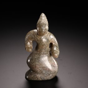 Chinese Han Archaic Jade Figural