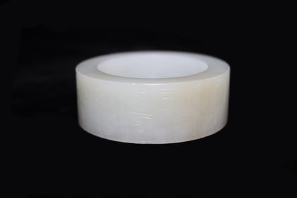 Chinese Jade Carved Hair Band