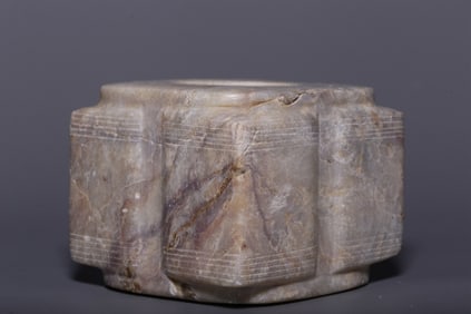 Chinese Archaic Jade Carved Cong