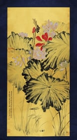 Chinese Ink Color Scroll Painting
