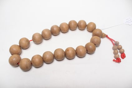 A Wood Beads Prayer Bracelet