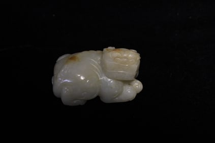 Chinese Jade Carved Beast