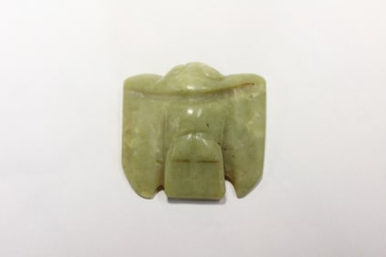 Chinese Jade Carved Eagle Toggle