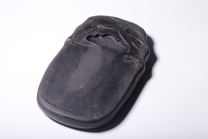 Chinese Inkstone w Bamboo Design