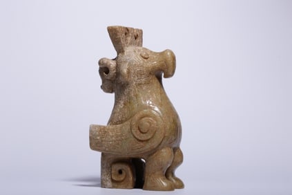 Chinese Archaic Jade Carved Figural