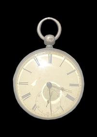 Vintage Pocket Watch in Sterling Silver Case.