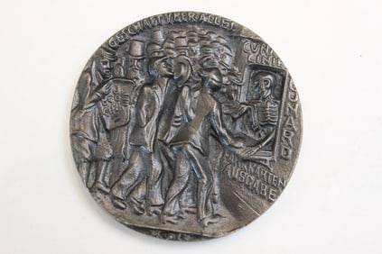 Lusitania medallion, British issue