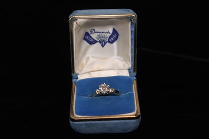 14K Gold and Diamond Ring