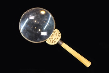 Vintage Magnifier with Bone Handle