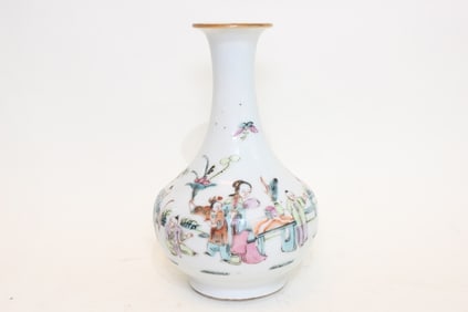19th.C Chinese Famille Rose Vase