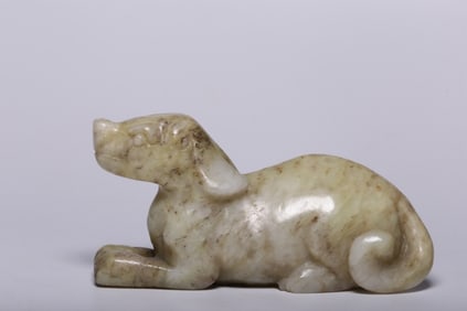 Chinese Jade Carved Dog