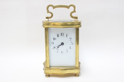 French Brass Carriage Clock