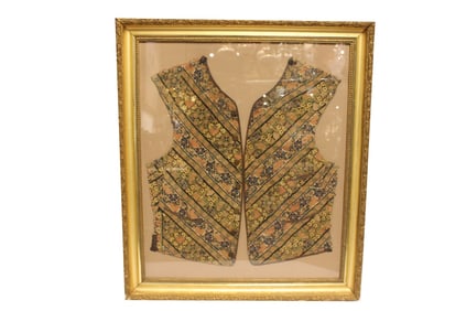 Persian 19th.C Textile Vest in Safavid Style