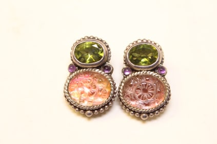 Pair of Silver Earring Set