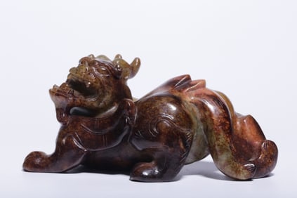 Chinese Jade Carved Beast