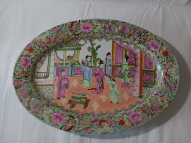 Chinese Glazed Porcelain Charger