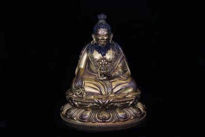 Chinese Gilt Bronze Figural