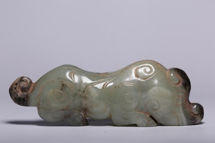 Chinese Jade Carved Beast