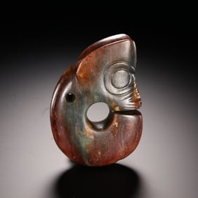 Chinese Jade Carved Toggle