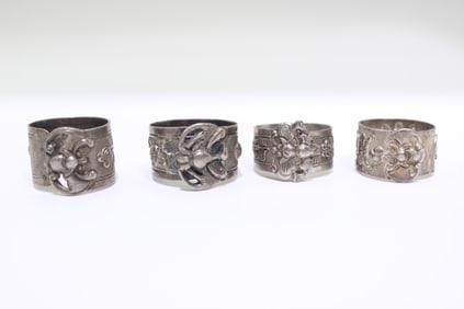 Vintage Chinese Silver Rings