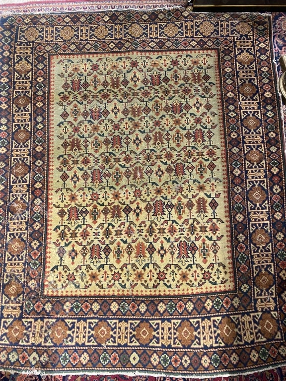 Hand Made 19th.C Rug (1 of 4)