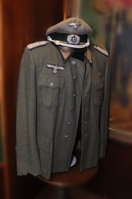 WW2 German Feldgrau Major Uniform w Hat