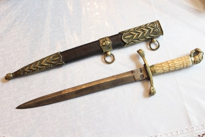 19th.C Russian Hunting Dagger,Dated 1912