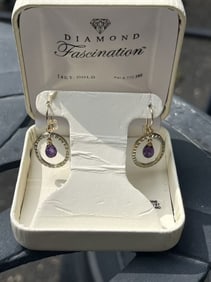 Bridge gold jewelry diamond accent 14KT Amy briole