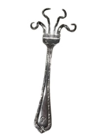Vintage Novelty Intrnational Silver Co “Diet Fork