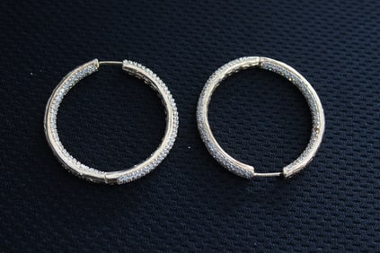 Pair of Silver Earring Set